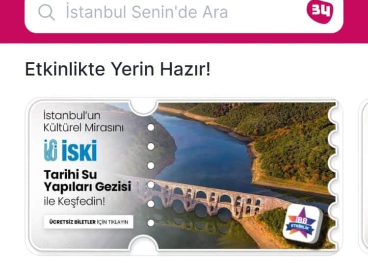 4) Tarihi Su Yapıları Gezileri İstanbul Senin Uygulamasında