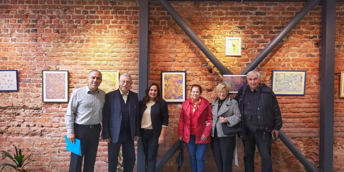 “Sudaki İzler” Ebru Sergisi